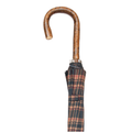 Highland Tartan Crook Handle Umbrella