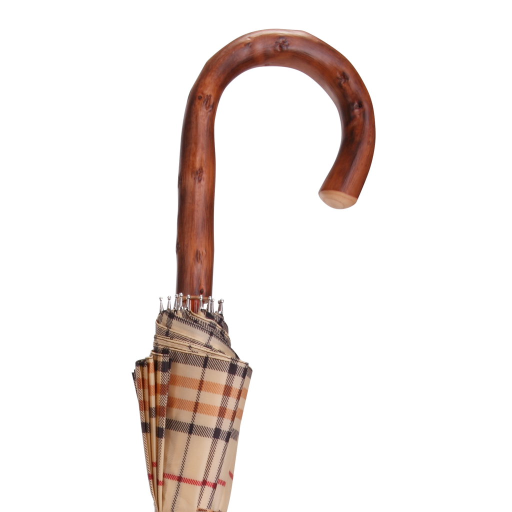 The Tartans Natural Congo Crook Umbrella