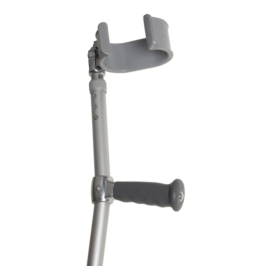 Forearm Crutches Vinyl Side Opening-Lofstrand