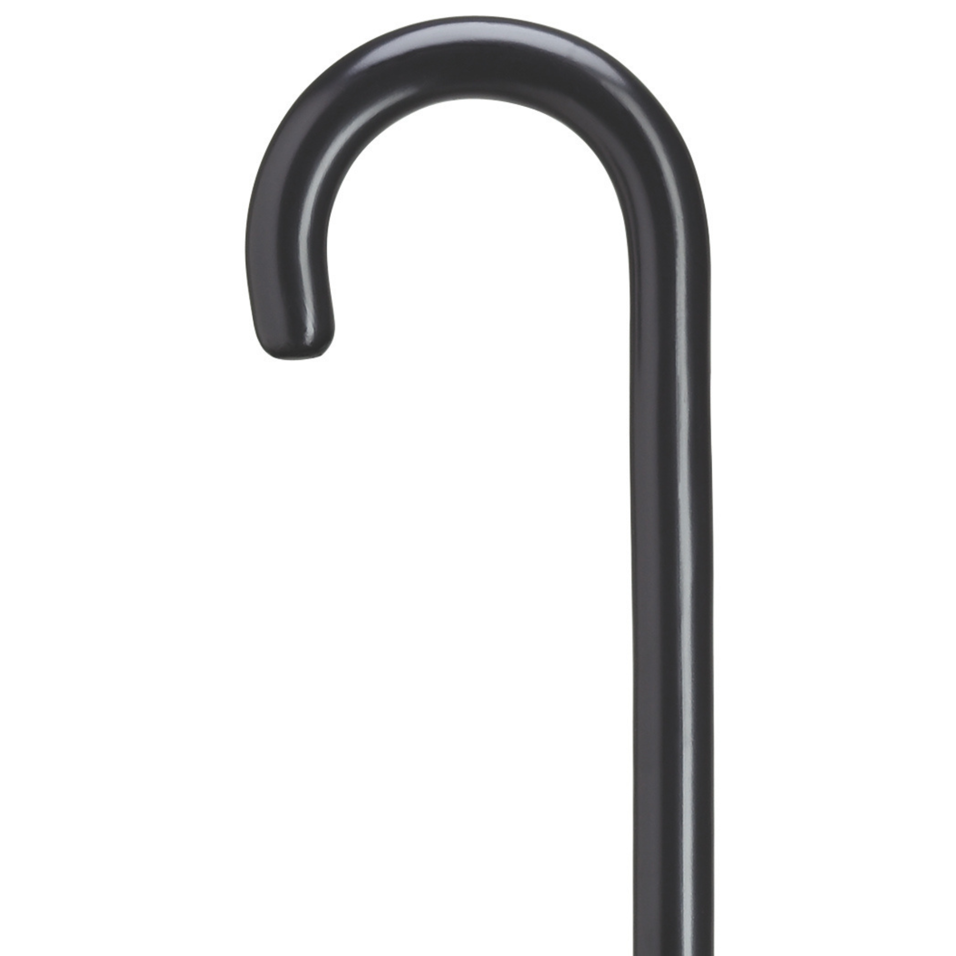Crook Handle Canes-Black