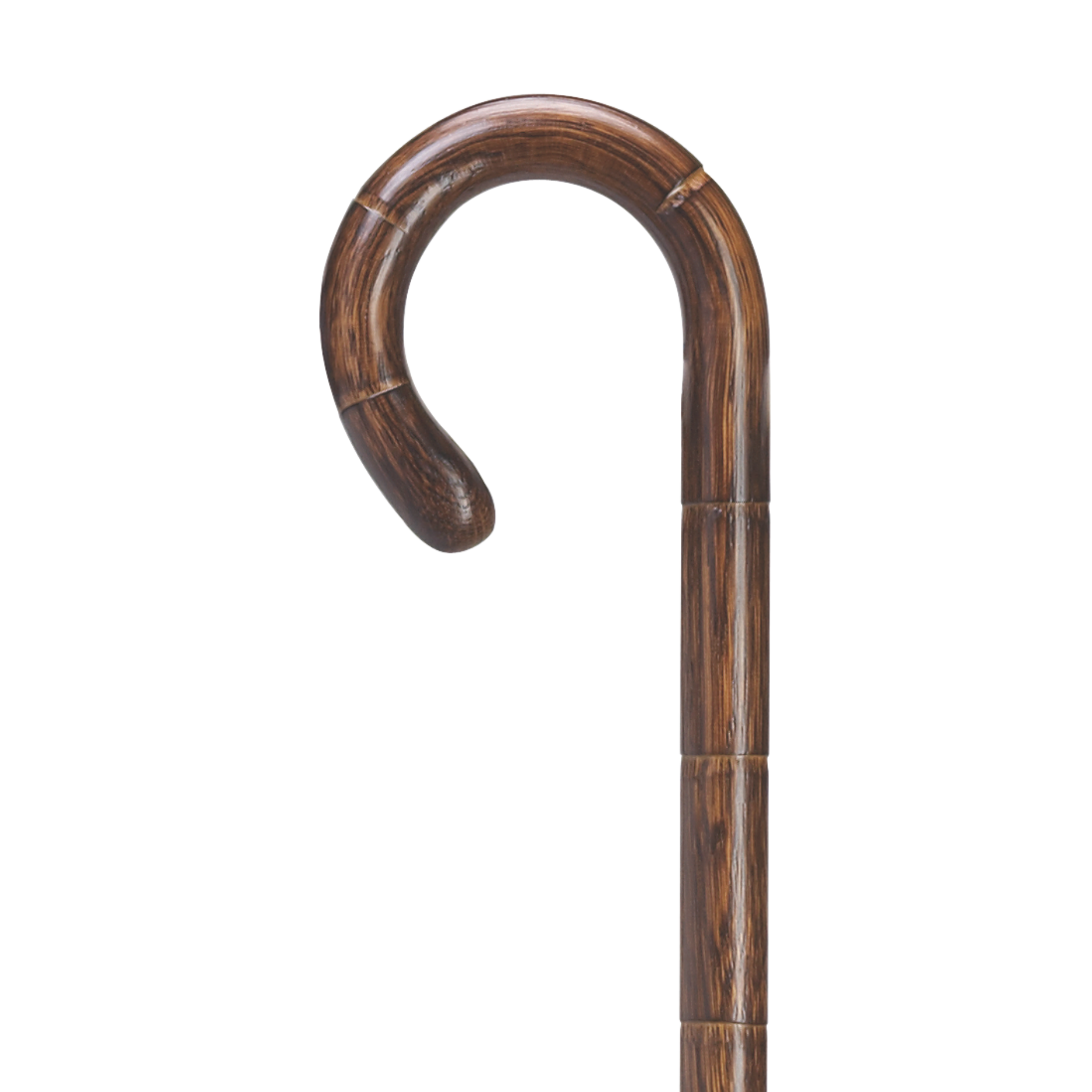Oak Crook Walking Cane-Extra Tall