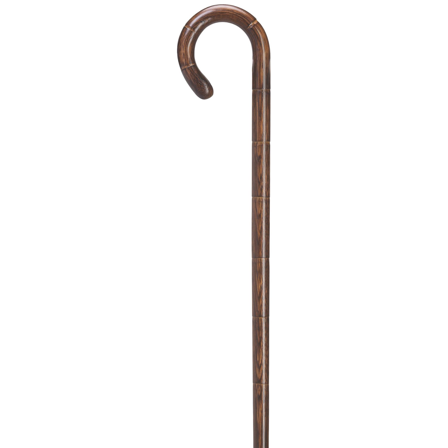 Oak Crook Walking Cane-Extra Tall