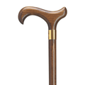 Ladies Classic Derby Walking Cane - Brass Band