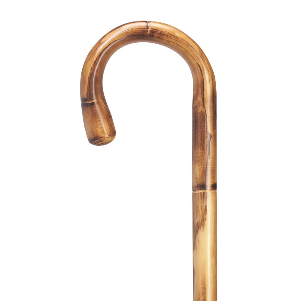 Crook Cane Stepped & Scorched Chestnut