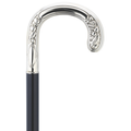 Alpacca Crook Cane with Inlay