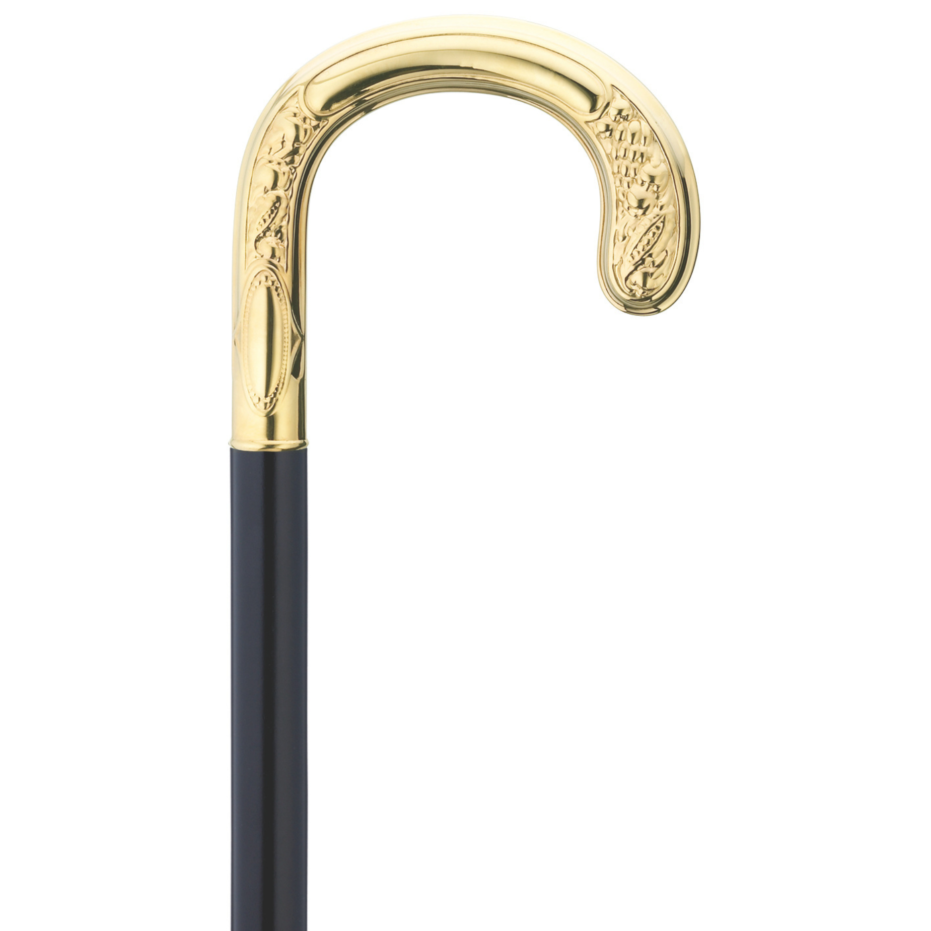 Men's Crook Handle Embossed Horn of Plenty