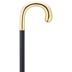 Gold Crook Cane - 14K