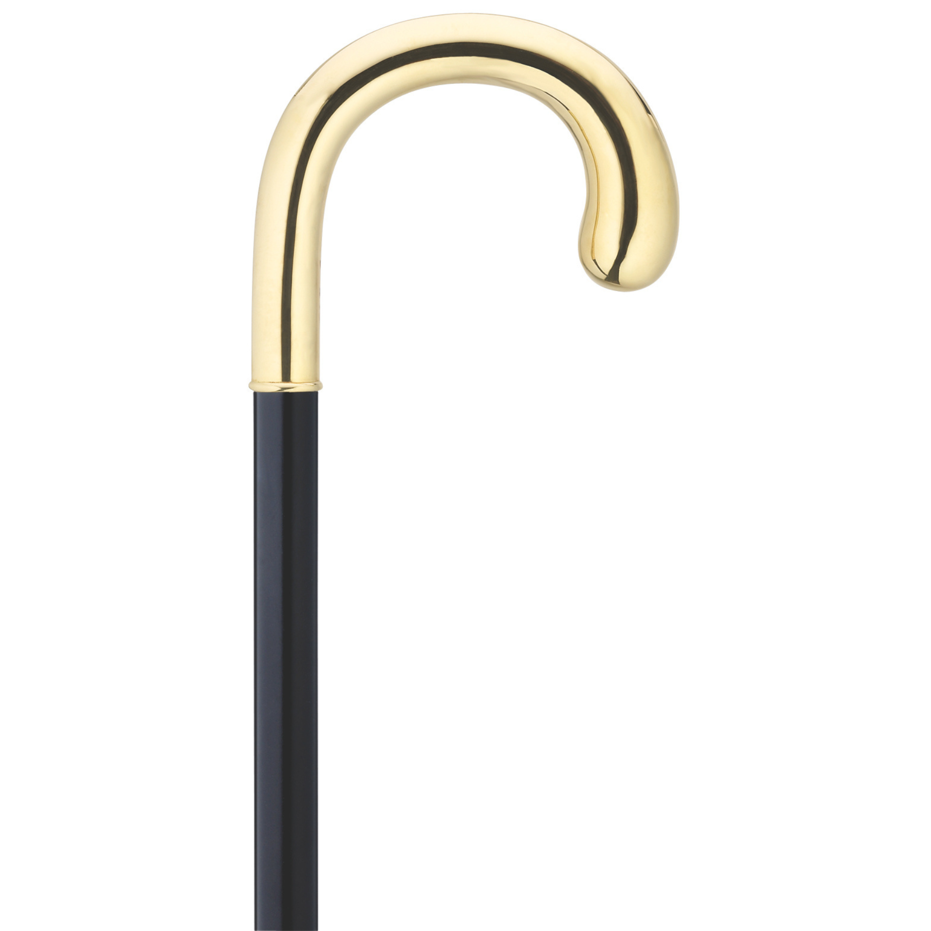 Gold Crook Cane - 14K