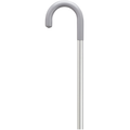 Aluminum Crook Handle Cane-Non-Adjustable