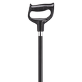 Aluminum "D" Shaped Orthopedic Handle Non Adjustable-Black