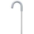 Aluminum Crook Handle Cane-Xtra Long