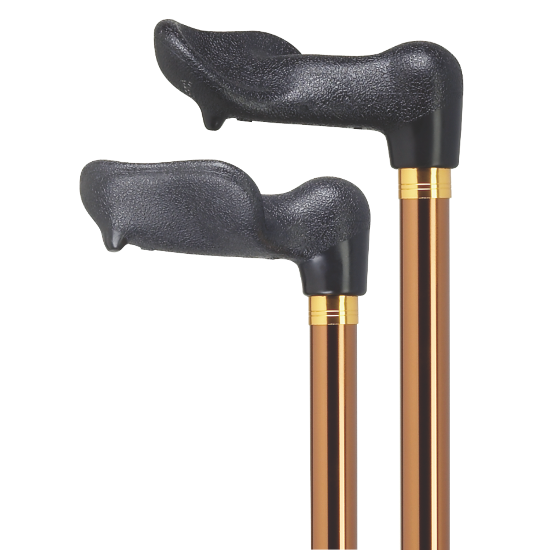 Left Hand Palm Grip Walking Cane on a 7-8" Aluminum Shaft