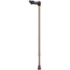 Left Hand Palm Grip Walking Cane on a 7-8" Aluminum Shaft