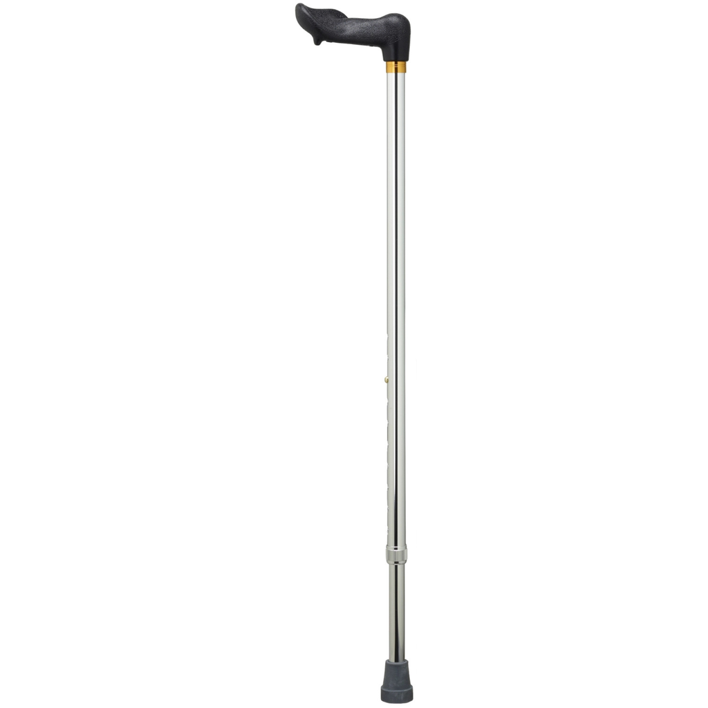 Left Hand Palm Grip Walking Cane on a 7-8" Aluminum Shaft