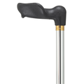 Palm Grip Quad Cane Chrome - Large Base