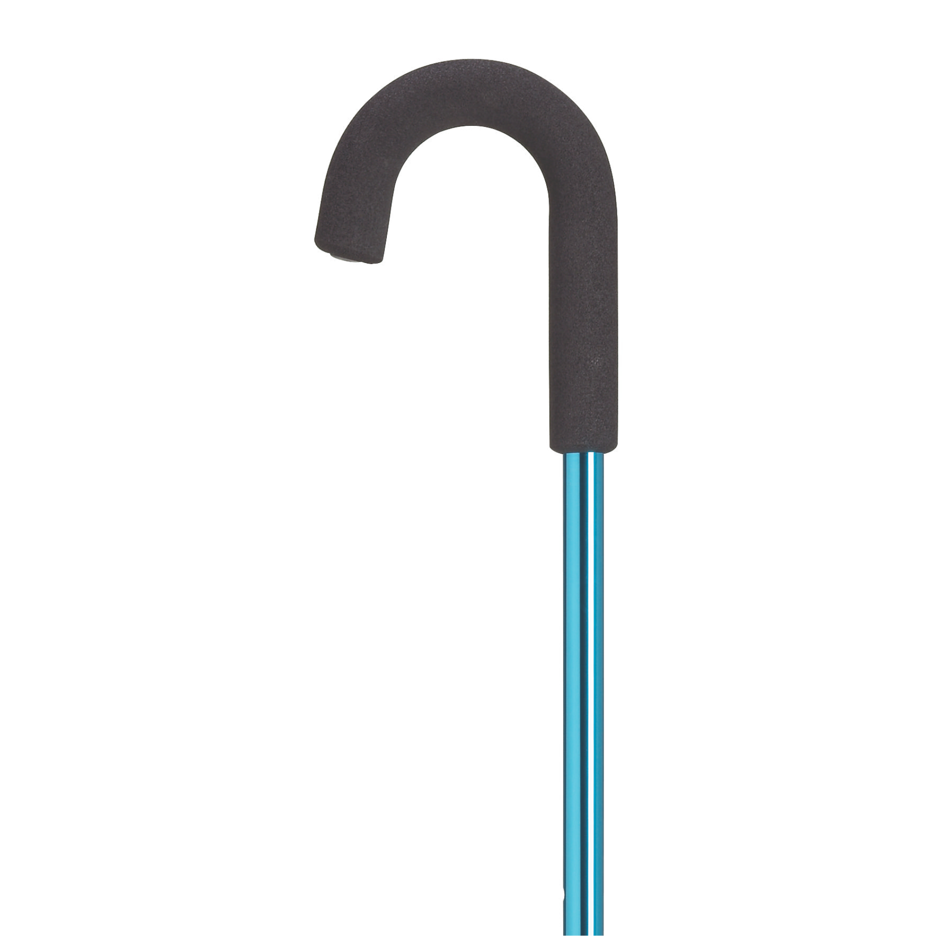 Aluminum Adjustable Walking Cane with Foam Grip & Anti-Rattle Nut