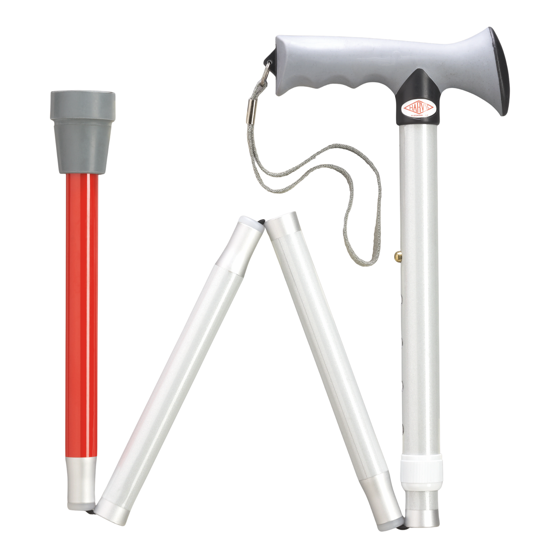 Visually Impaired Adjustable Folding Cane