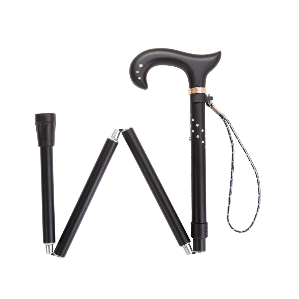 Swarovski Folding Derby Cane