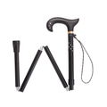 Swarovski Derby Folding Cane-Black