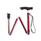 Swarovski Fritz Folding Cane-Red