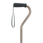 Etched Offset Walking Cane