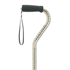 Etched Offset Walking Cane