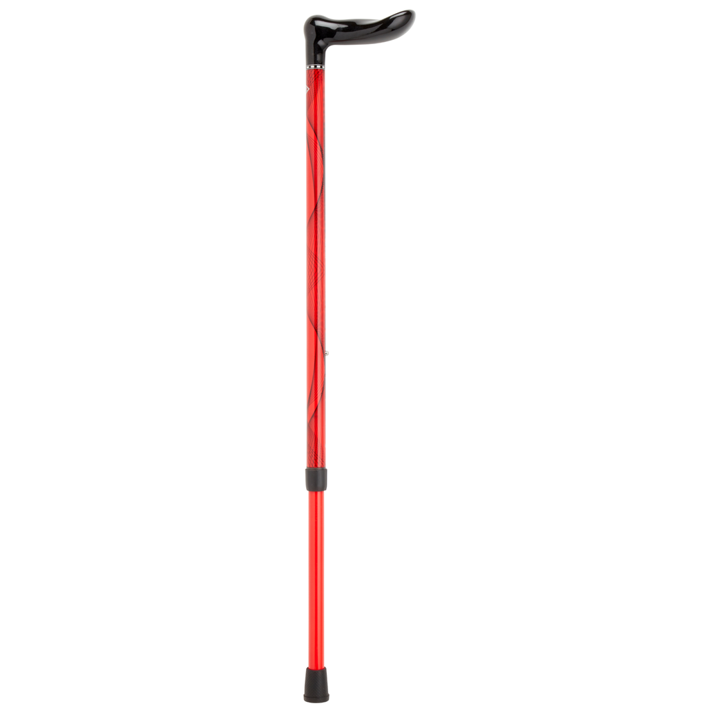 Carbon Fiber Wide Grip Red