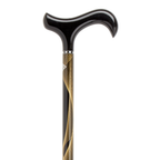 Carbon walking cane- Rally Sport Black