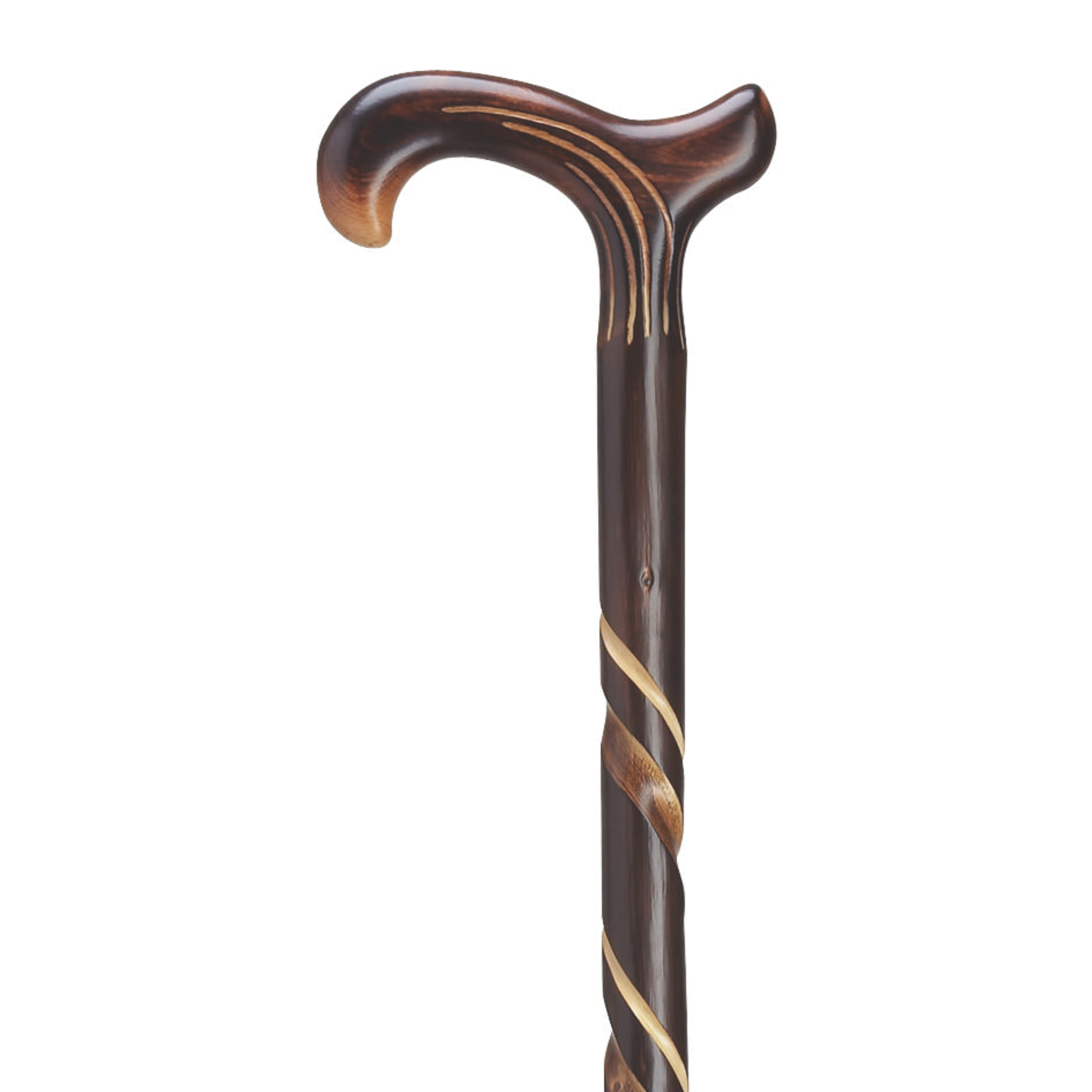 Hand Carved Spiral Derby