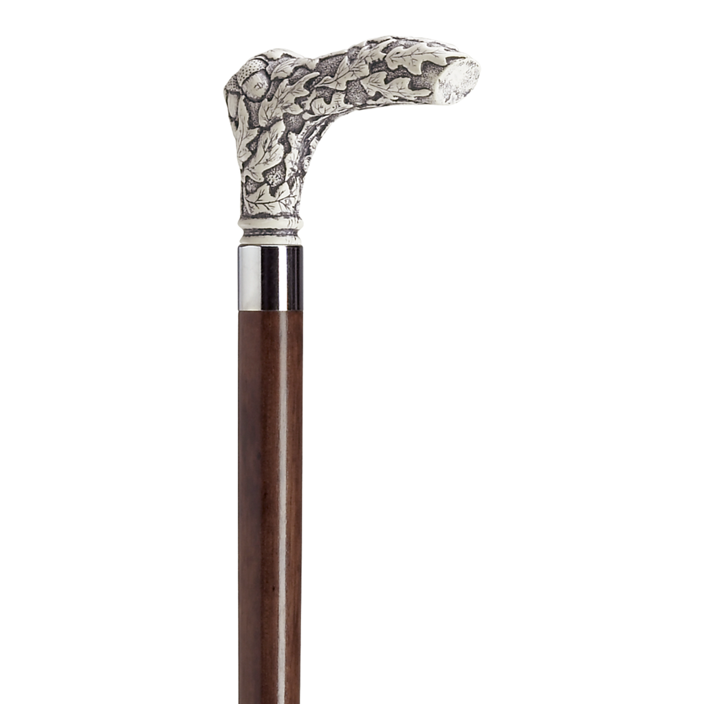 Acorn Fritz Scrimshaw Walking Cane - two Colors Available