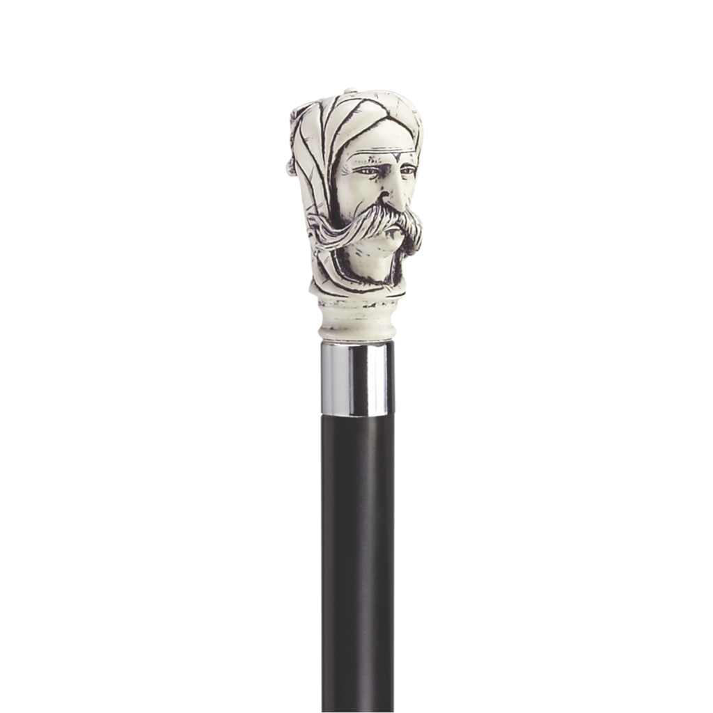 Maldar Scrimshaw Walking Cane-Two Colors Available