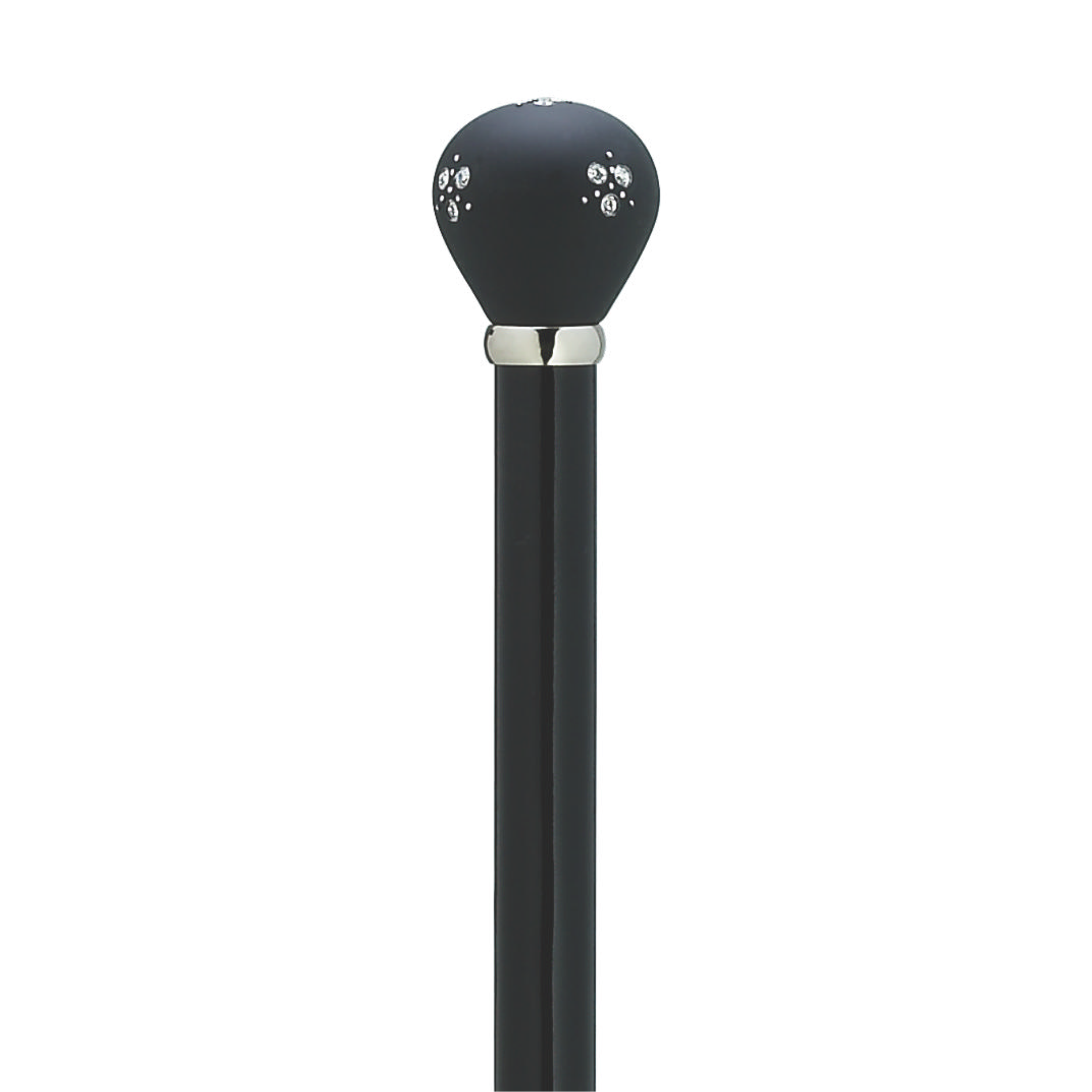 Starburst Nite Stick: Elegant Hardwood Walking Cane with Plush Grip