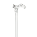 Right-Hand Acrylic Palm Grip Walking Cane - Elegant & Ergonomic Design
