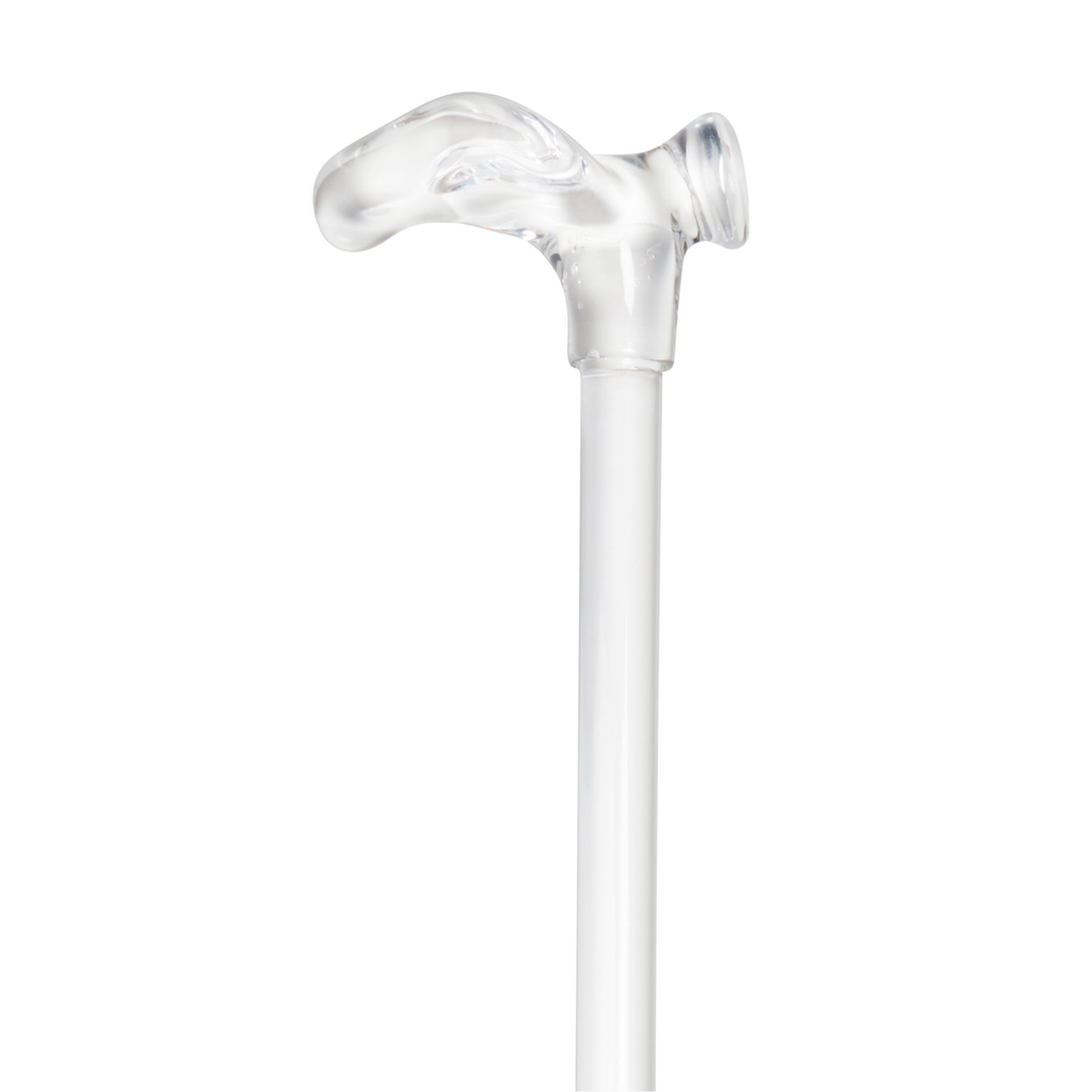 Acrylic Palm Grip Cane Left Hand