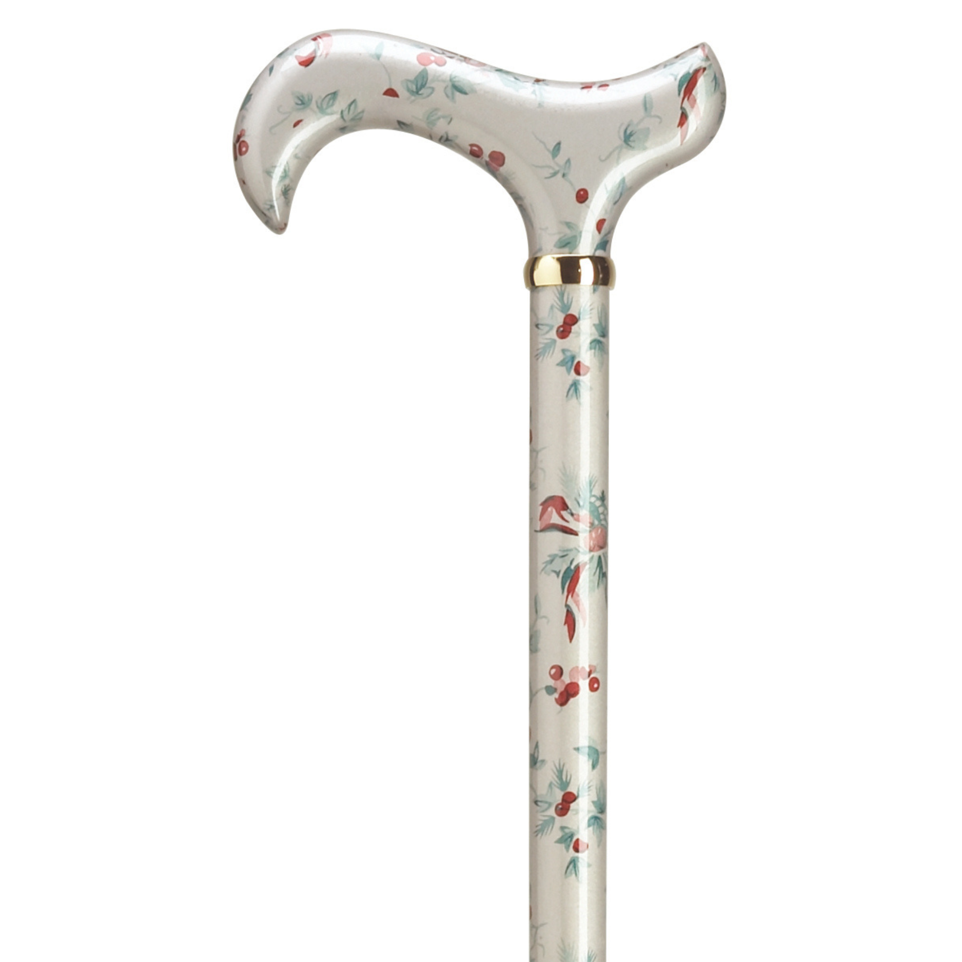 Holly Berries Walking Cane
