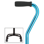  Quad Base Cane with Offset Handle