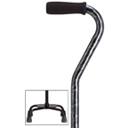 Quad-Cane with large base 