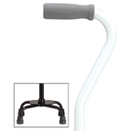  Quad Base Cane with Offset Handle