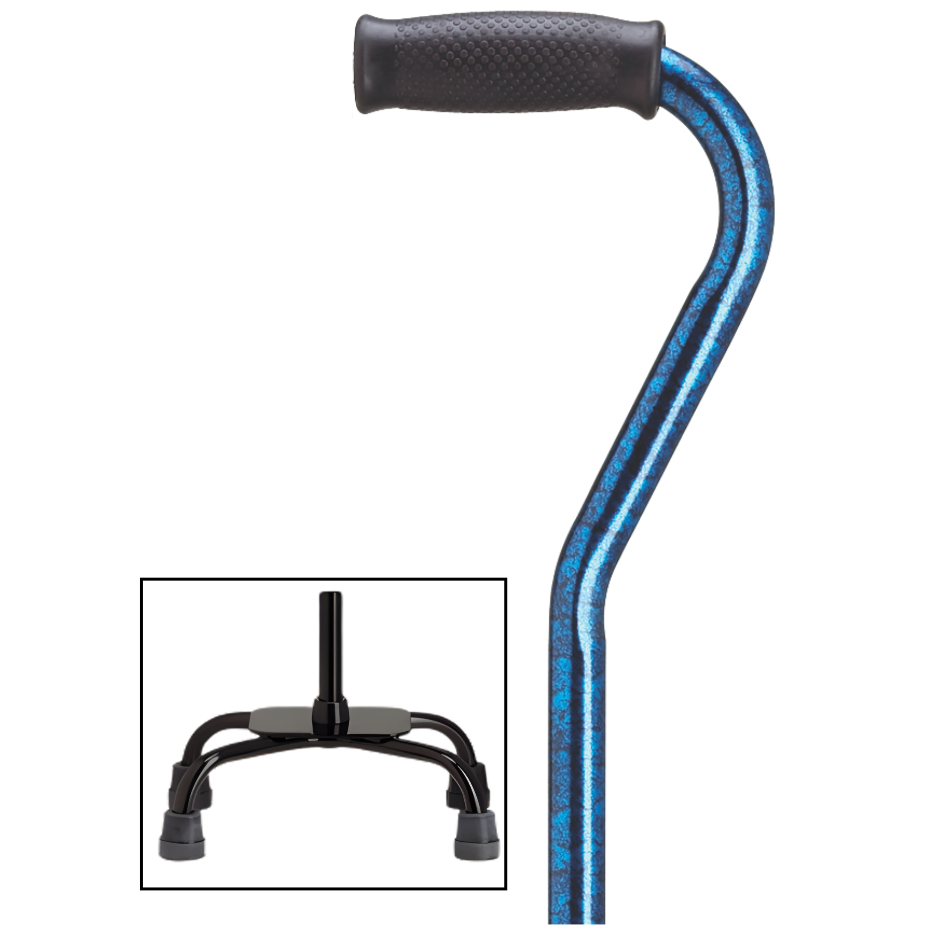 Large Base Quad Cane