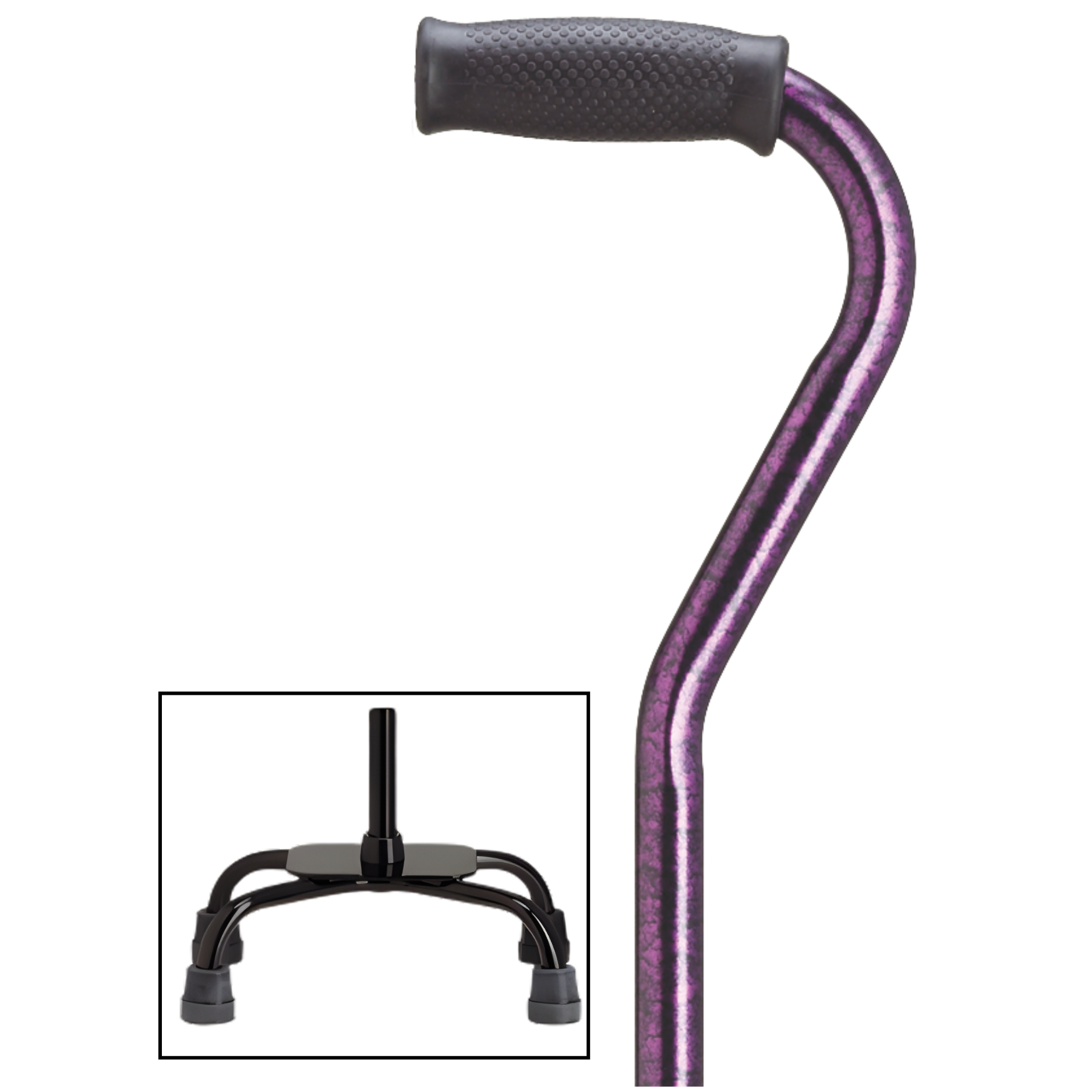 Large Base Quad Cane
