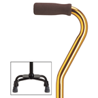  Quad Base Cane with Offset Handle