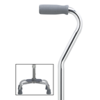  Quad Base Cane with Offset Handle