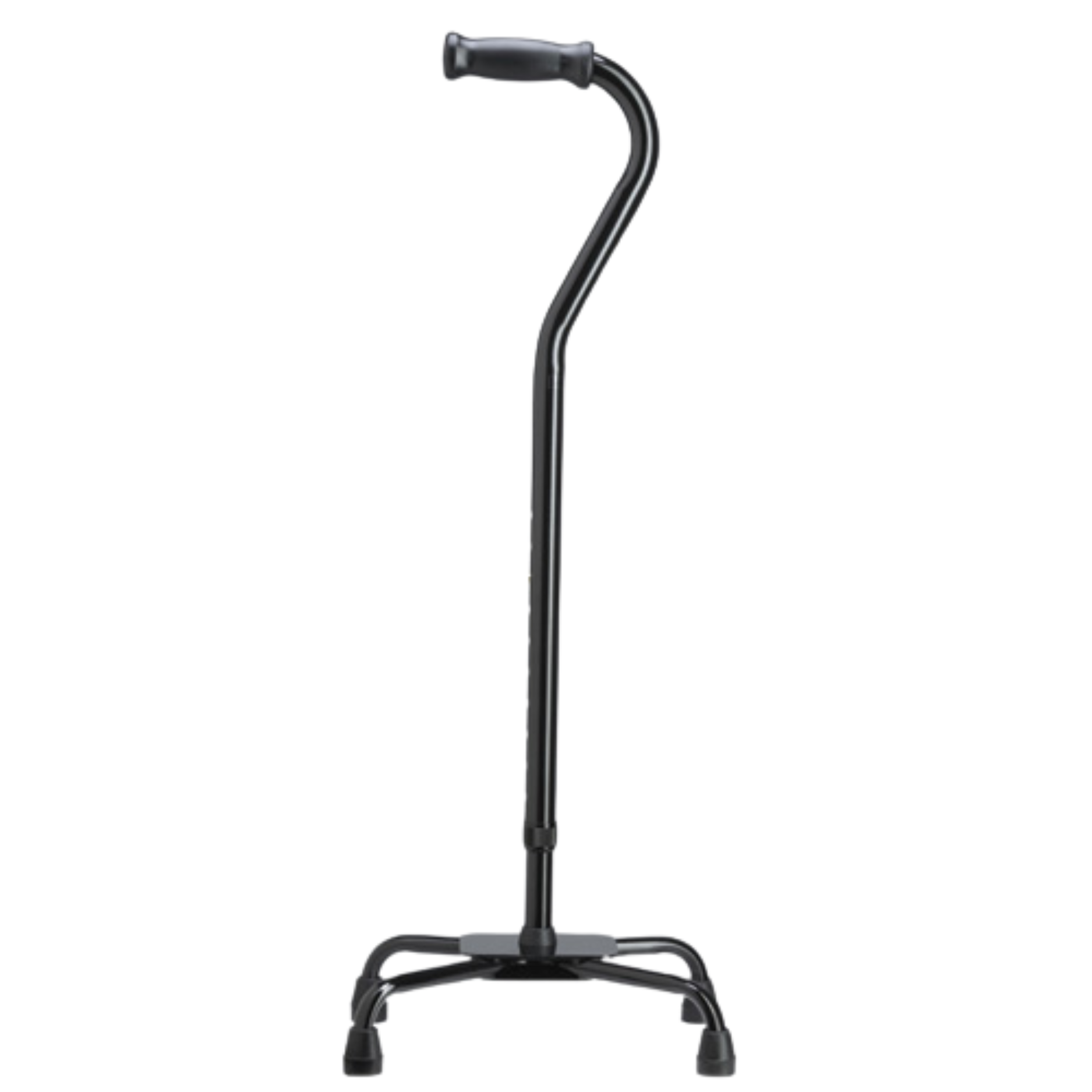 Heavy-Duty Adjustable Steel Quad Cane