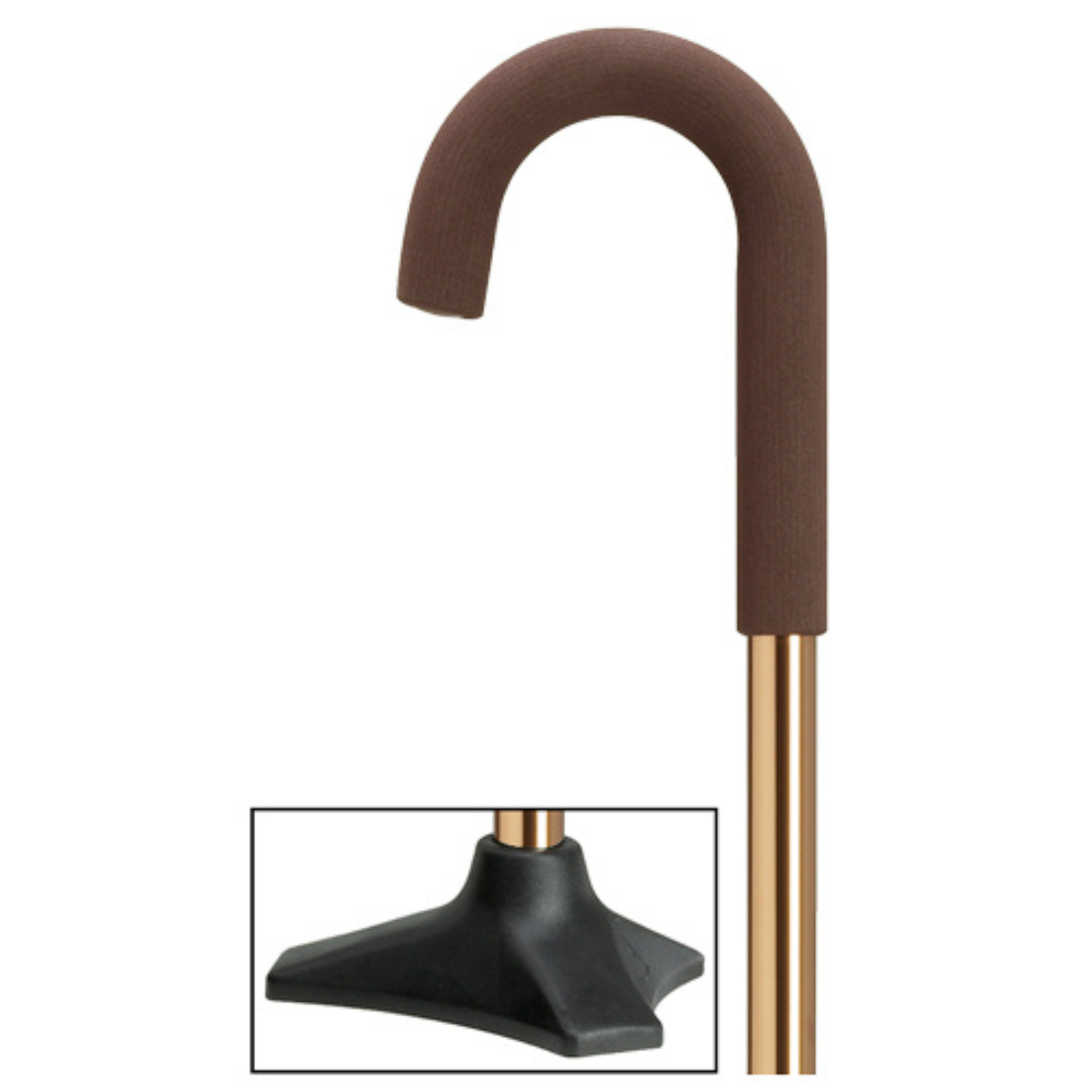 Stable Tri Pod Base Crook Cane