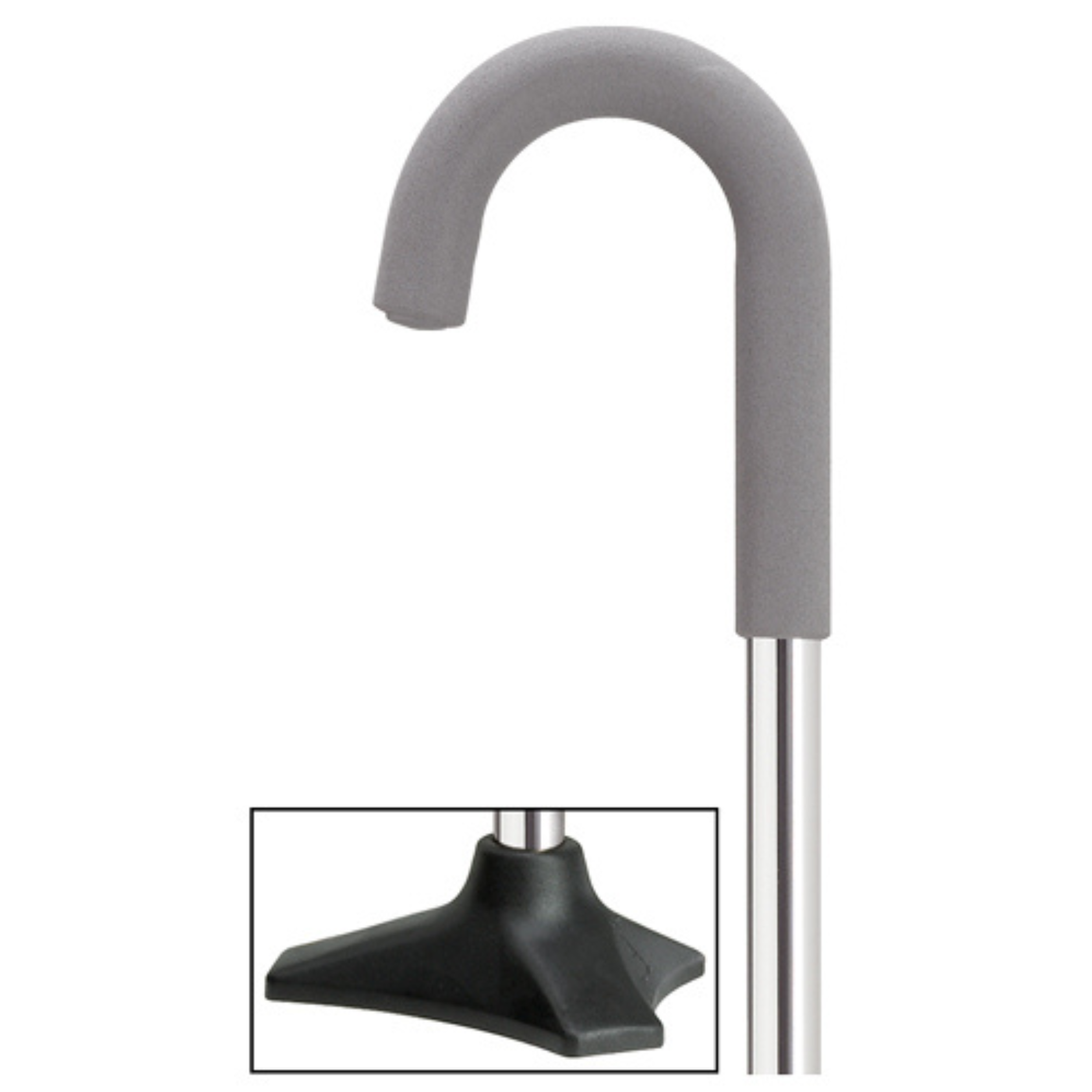 Stable Tri Pod Base Crook Cane