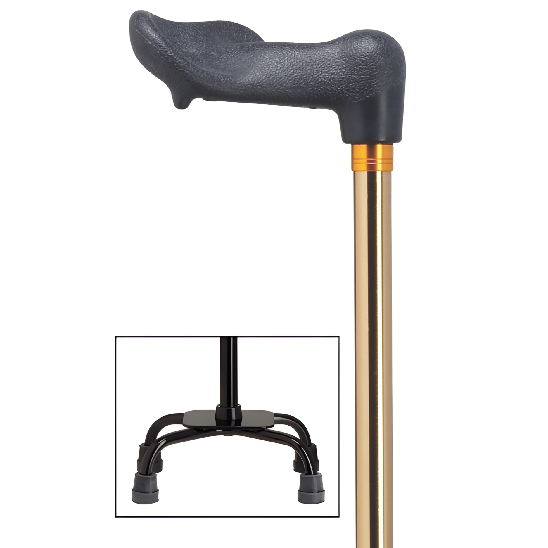 Large Base Quad Cane