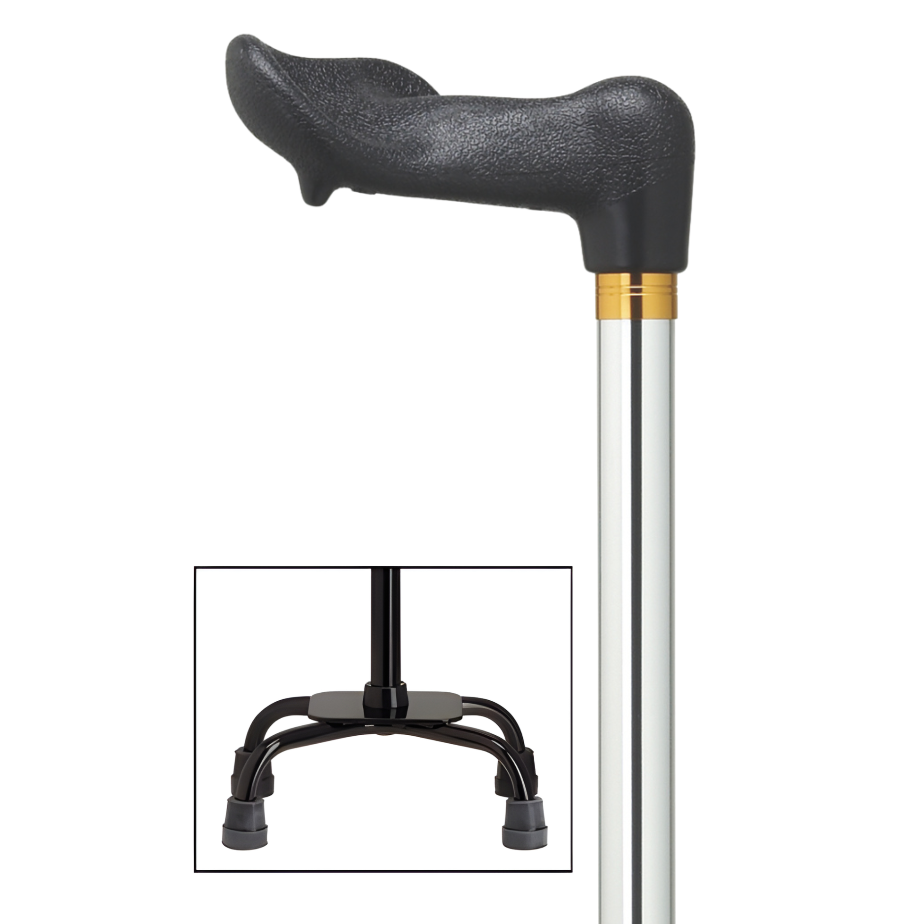 Large Base Quad Cane