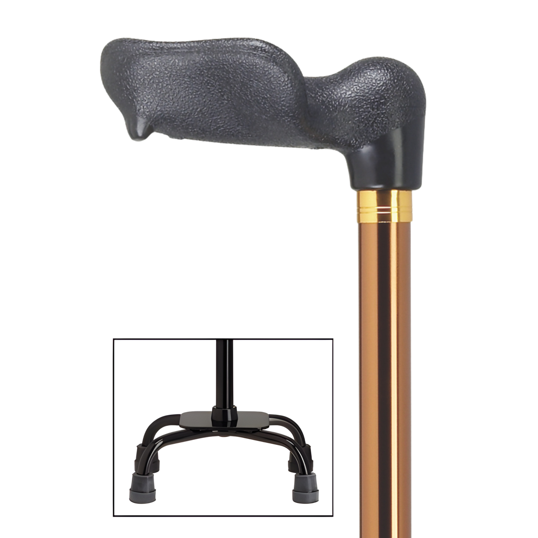 Large Base Quad Cane