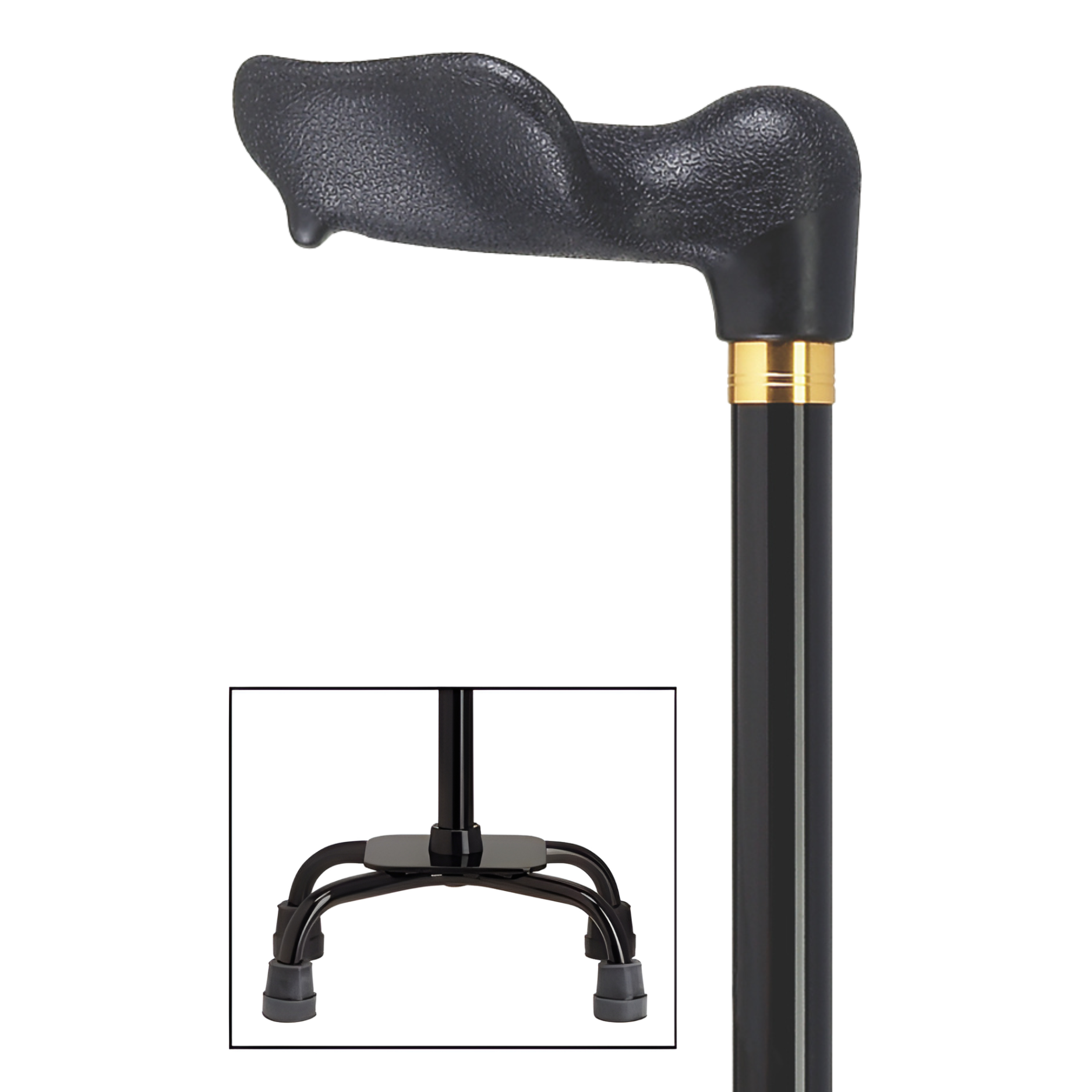 Large Base Quad Cane