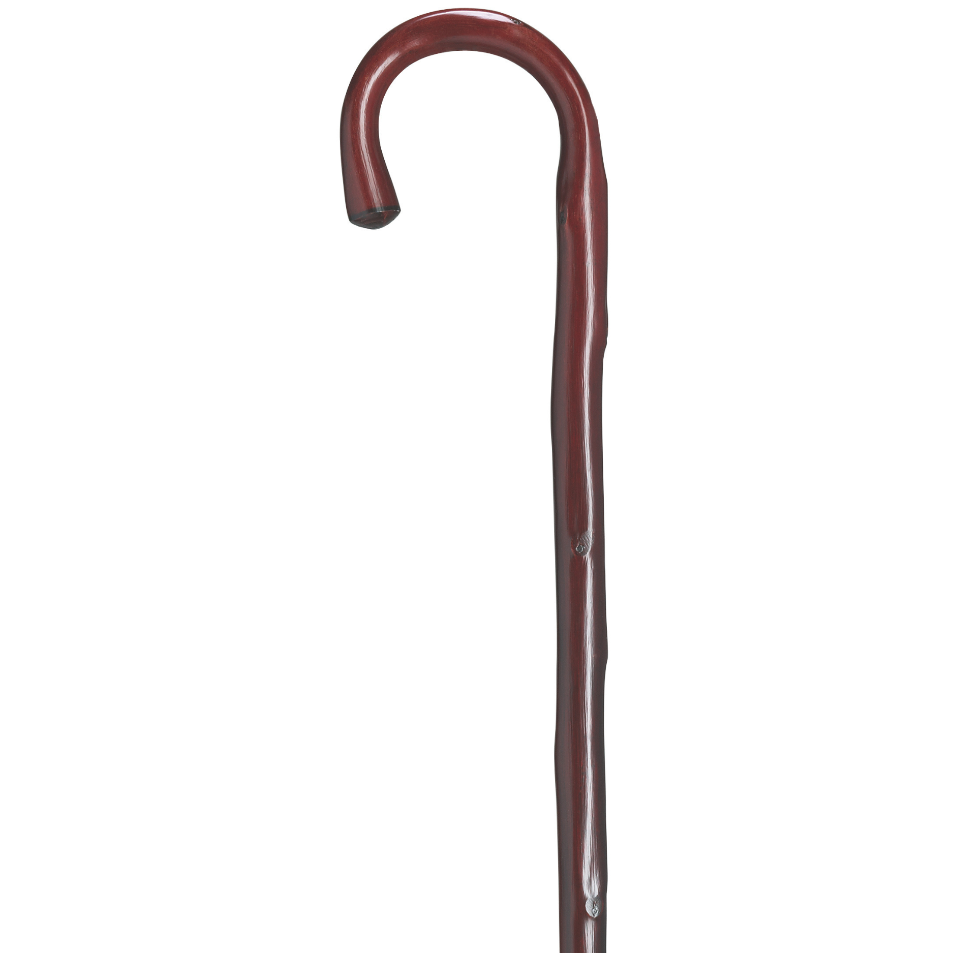 Imported Men's Natural Chestnut Crook-Burgundy